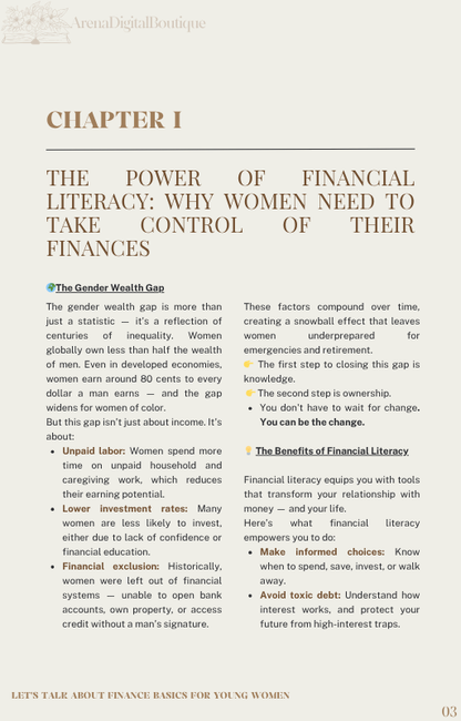 Let's Talk About Finance Basics for Young Women