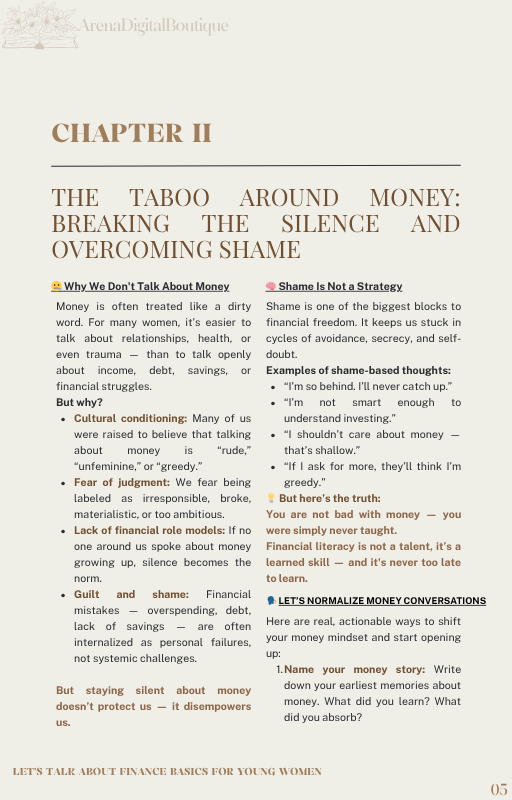 Let's Talk About Finance Basics For Young Women.